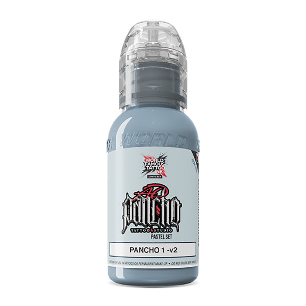 World Famous Limitless - Tattoo Ink - Pastel Grey - Pancho 1 v2 30 ml