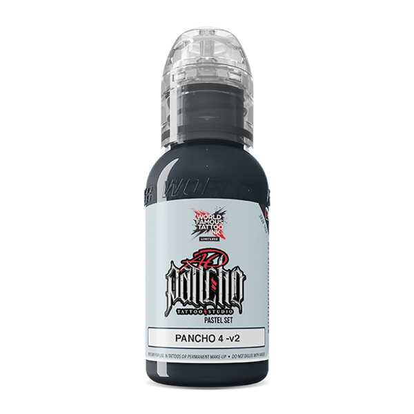 World Famous Limitless - Tattoo Ink - Pastel Grey - Pancho 4 v2 30 ml