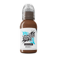 World Famous Limitless - Tattoo Ink - Brown 1 30 ml