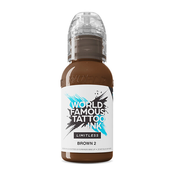 World Famous Limitless - Tattoo Ink - Brown 2 30 ml