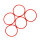 O-Rings - Silicone - For Tattoo Machines - SOL Nova Unlimited red Ø 26 mm - 5 pieces/pack