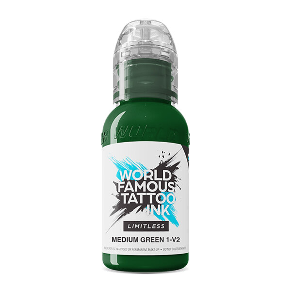 World Famous Limitless - Tattoo Ink - Medium Green 1 - v2 30 ml