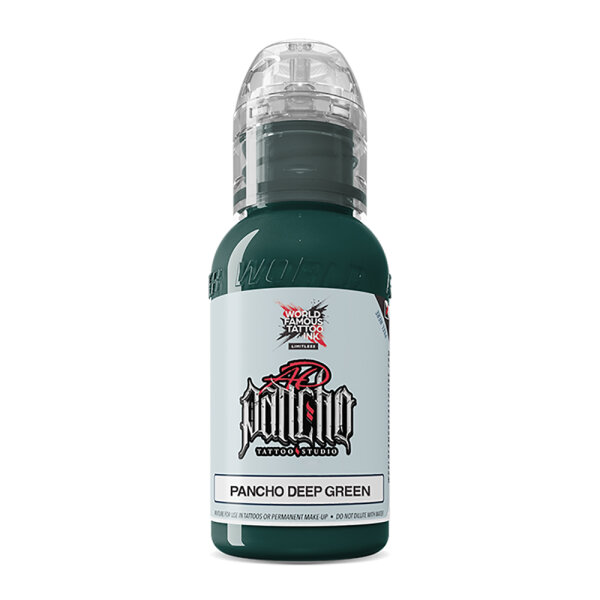 World Famous Limitless - Tattoo Ink - Pancho Deep Green 30 ml