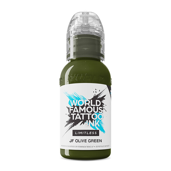 World Famous Limitless - Tattoo Ink - JF Olive Green 30 ml