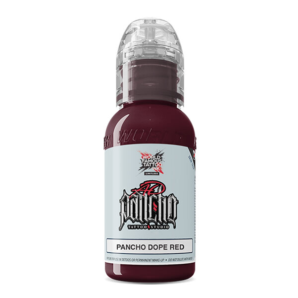 World Famous Limitless - Tattoo Ink - Pancho Dope Red 30 ml
