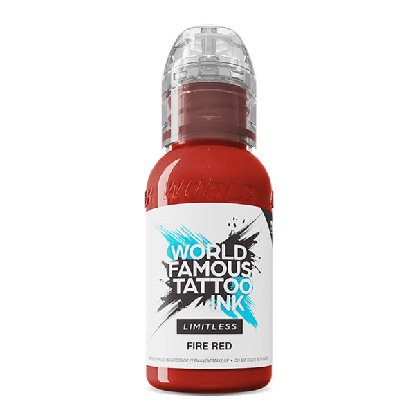 World Famous Limitless - Tattoo Ink - Fire Red 30 ml