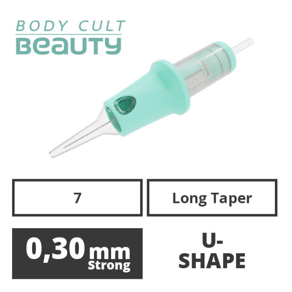 BODY CULT BEAUTY - Mix&Match - Precision PMU Cartridges - 7 U-Shape - LT - 20 pcs 0,30 mm Strong