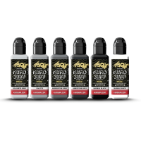 Kuro Sumi Imperial - Tattoo Ink - Marble Stone Set - 6 x...
