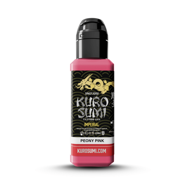 Kuro Sumi Imperial - Tattoo Ink - Peony Pink