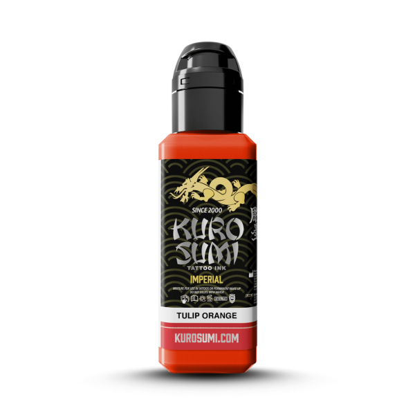 Kuro Sumi Imperial - Tattoo Ink - Tulip Orange