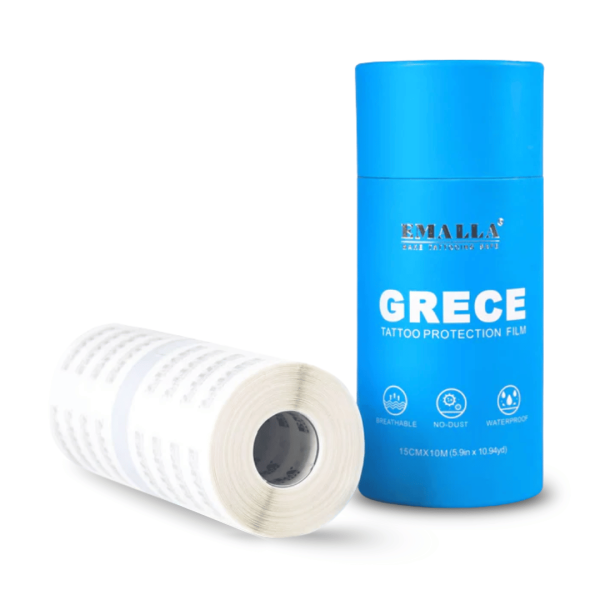 EMALLA - Grece - Tattoo Protection Film - Single Roll 15 cm x 10 m