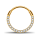 Piercing Clicker - Set Crystals - 0,8 x 8 mm