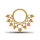 Piercing Clicker - Oriental Design - 1.2 x 8 mm