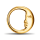 Piercing Clicker - Crescent Face Design - 1.2 x 8 mm