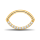 Piercing Clicker - Set Oval Crystals - 1.2 x 10 mm