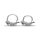 Piercing Clicker - Crystal - Fish Skeleton Design - 1.2 x 8 mm