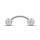 Banana Barbell - 2 Crystal Balls - 1.2 x 6 mm