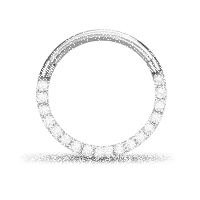 Piercing Clicker - Set Crystals - 1.2 x 7 mm