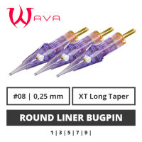 AVA - Tattoo Cartridges - Arrow - Round Liner Bugpin 0,25...