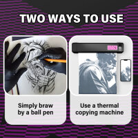 OZER - Tattoo Stencil Paper - Thermal - 21.3 x 30.5 cm - 50 Sheets/Pack