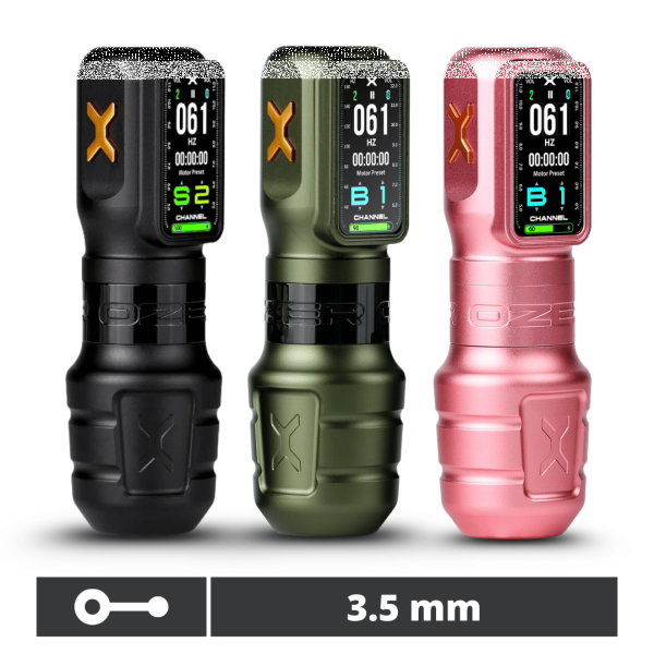 OZER x CHANNEL – Wireless Tattoo Pen – Black – 2x Batteries