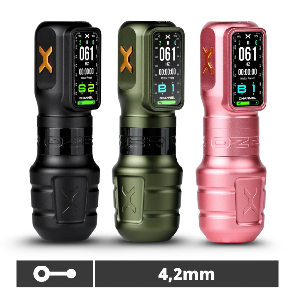 OZER x CHANNEL – Wireless Tattoo Pen - Green – 2x Batteries