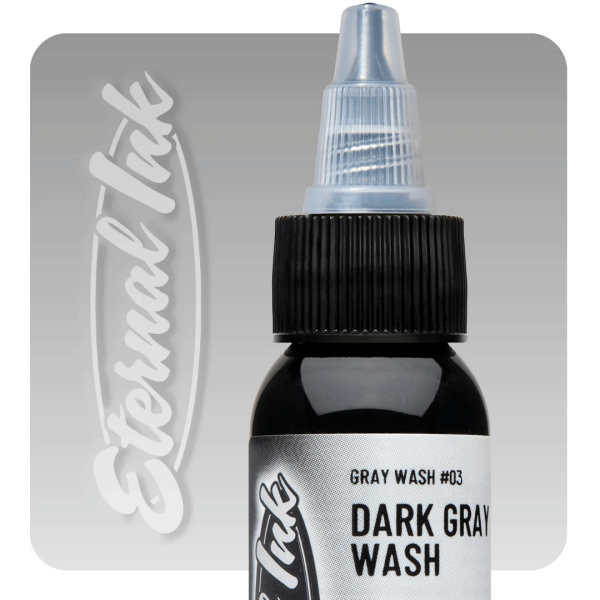 ETERNAL INK - Artist Colors - Dark Gray Wash - Gray Wash #03 - 30 ml