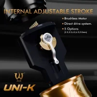 AVA - Wireless Tattoo Pen - UNI-K - Black - 2x Power Pack