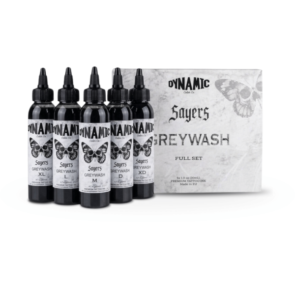 Dynamic Tattoo Color – Luke Sayers – Greywash Set - 5 colors - 120 ml